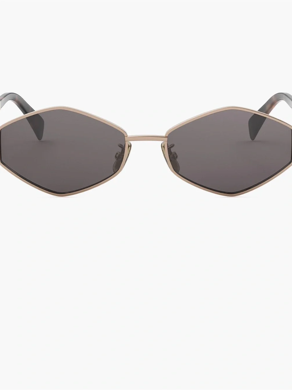 Celine Rose Gold/ Smoke Geometric Sunglasses